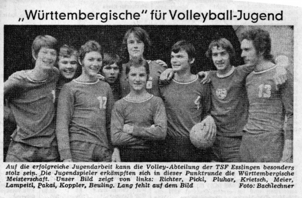 1971 Württembergischer Jugendmeister